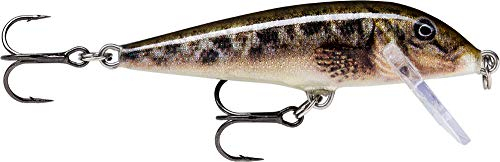 Rapala Unisex-Adult Umhängetasche Sling Bag-Taktische Angeltasche-Brusttasche mit 2 Hauptfächern-Angelzubehör mit Mehreren Fächern-Verstellbarer Schultergurt Locken, Live Sculpin, 7cm