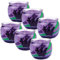 HS Candle Duftkerzen Motiv 6er Pack im Glas, lange Brenndauer und angenehmer Duft (Lavendel)