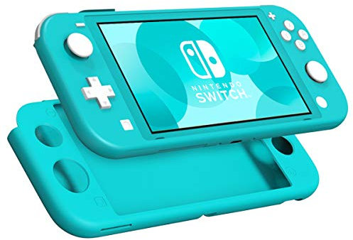MoKo Schützhülle Kompatibel mit Nintendo Switch Lite Ultradünn rutschfest Stoßfest Hülle aus Weich Bequem Silikon, Speziell für Nintendo Switch Lite Konsole und Controller Zubehör - Türkis