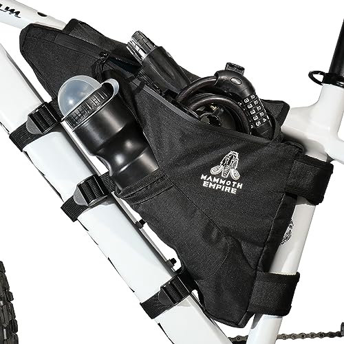 MAMMOTH EMPIRE RNS Fahrradrahmentasche - Fahrradtasche Fahrradtaschen Bikepacktasche Triangle Rahmentasche Rahmen Mountainbike Tasche Fahrrad Aufbewahrungstasche BL