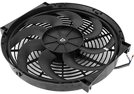 Puller And Pusher Compact Electric Radiator Cooling Fan Ultra‑Thin Radiator Cooling Fan for Hot Rods Classic Engines