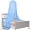 Zanzariera per letto, letto matrimoniale, da viaggio, zanzariera sospesa per lettino, zanzariera per amaca a casa, viaggi, campeggio, zanzariera (60 x 250 x 1050 cm, blu)