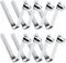 INCREWAY Zeltstangen-Clips, 8 mm, Kajak-Paddel-Federklemmen, 8 Stück, Edelstahl, Zeltstange, Druckknopf-Federklemmen für Camping, Kajak, Paddel, Zeltstange
