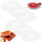 6 pieces 12.2inch Dehydrator Sheets Food Dehydrator Tray Accessories suitable for home party kitchens