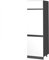 Vicco Kühlumbauschrank R-Line, Hochschrank für die Küche, Weiß/Anthrazit, 60 cm J-Shape