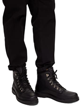 SELECTED HOMME Herren Schnürboots Mads schwarz 45