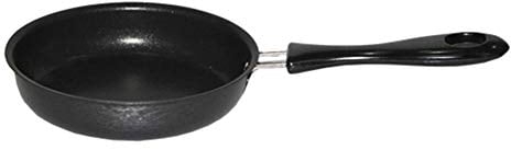 OQHAIR Sartén de 12cm, suministros de cocina, utensilios de cocina, olla para huevos, revestimiento antiarañazos, mango largo, portátil, para el desayuno en casa, Mini antiadherente bonit