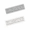 SERVIVANT ● Pack 2 Uds. ● Placa Identificativa para Drones ● Placas para Dron CUMPLEN normativa AESA ● Tamaño Personalizados para Todos los Modelos de drone (Kit 2 Placas 3 Lineas) - Aluminio