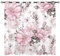 YUANZU Rosa Blumen Vorhänge Mädchen Aquarell Floral Rose Ösen Gardinen mit Blickdichte Vorhang Kälteschutz Blackout Curtain Wohnzimmer Schlafzimmer Verdunkelung Fenster, 2 Stück, H 245 x B 200 cm