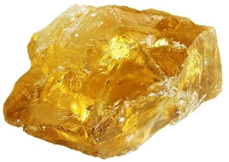 TENET -natürlicher Rohstein für Reiki-Meditation, Kristalltherapie (Roher Citrin-Quarz, 2–4 cm (Madera))