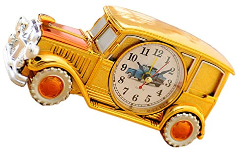 AOKWAWALIY 1Stk Auto Model Digitaler Kinderwecker Retro-Wecker Wohnakzente Vintage Wohnkultur Auto- Ornament Desktop- für Kinder Jahrgang Uhr Dekorationen Student