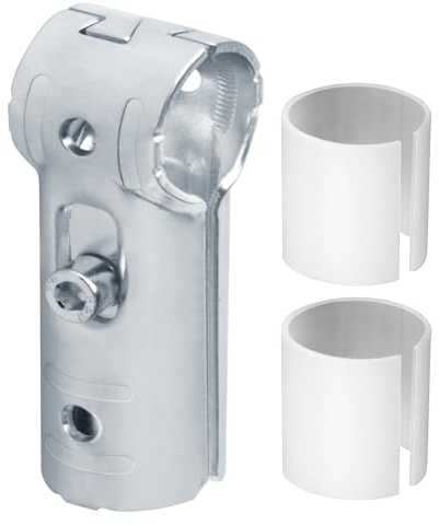 eoere 20 Sets T Pipe Connector Tee Clamp Fittings, Fit OD 19.1 mm Stainless Steel Pipe and 1/2 EMT