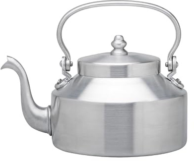 Teekanne Oslo 2,8 Liter - Premium Aluminium Teekessel, Arabisch, Eleganter Teekrug für Zuhause, Outdoor und Camping Hochwertig, Tee, Robuste Teekanne