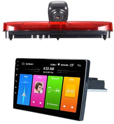 9 Zoll HD Auto Radio Autospieler GPS Navigation Carplay/Android Autoradio, Ersatz für Ford Transit Connect Tourneo PJ2 Van V408 Kasten Großraumlimousine 1.5 TDCi 2013-2024 (mit Bremslichtkamera)