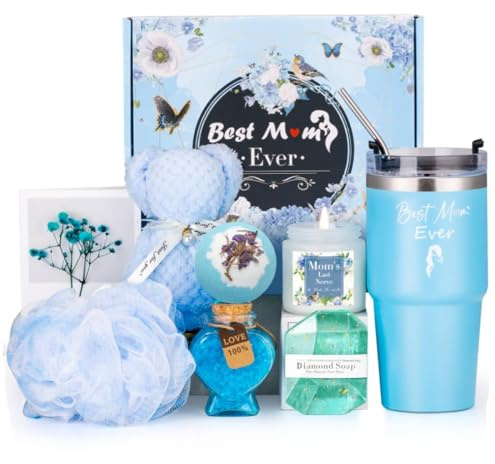 Gifts for Mum, Birthday Gift for Mum, Gifts for Mum from Daughter Son, Mum Christmas Gifts, Best Mum Gifts, Presents for Mum, Mum Gifts, Relaxing Spa Bath Set for Mama 20oz Tumbler