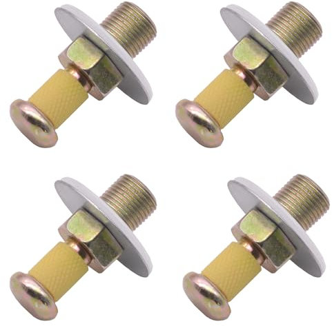 HAOTOM 4X Türschlossfalle Schließbolzen Riegel Schließbolzen Bolzen Tür Türbolzen Für Audi 80 90 100 200 Coupe Quattro Für VW Corrado Derby Golf 2 Jetta 2 Passat Polo Scirocco Transporter IV T4 Bus