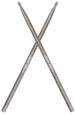 Drumsticks für Drums, Holz Drumsticks, konsistentes Gewicht und Tonhöhe, langlebig und Drumstick für Jazz Drum Elektronisches Drums Set, Drum Prastic Pad, Drumsticks für Profis Anfänger (Schwarz, 5A)