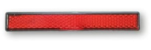 Universal Motorrad SHIN YO Rückstrahler mit Gewindebolzen M5 rot 16 x 103 mm