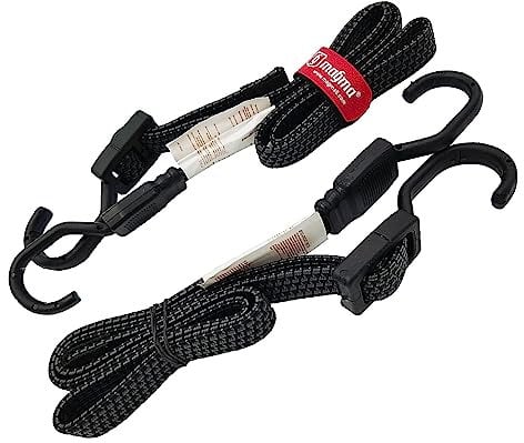 Magma Flache Spannseile mit Haken | Spanngurte für Gepäck, Plane, Zelt, Boot, Fahrrad, Anhänger & LKW | Wasserdicht & robust | Perfekt geeignet für Camping, Dachträger, Anhänger & Ladung