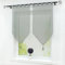 Joyswahl Scheibengardine Voile Bistrogardinen mit Quaste, einfarbig Melina Kurzstore BxH 45x90cm Grau mit Schlaufen 2 Stück