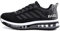Baskets Homme Femme Chaussures de Course Sport Unisexe Sneakers Gym Fitness Multicolore Respirante Shoes(833-BK46),46 EU,Noir