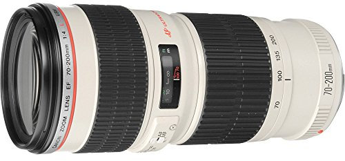 Canon EF 70-200 mm f/4.0 L USM Lens (Non Image Stabilised) - White (Renewed)
