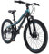 BIKESTAR Alu Mountainbike Jugendfahrrad 24 Zoll ab 9-14 Jahre Hardtail | 21 Gang Shimano Schaltung, Scheibenbremse, Federgabel | Kinder Fahrrad Schwarz & Blau | Risikofrei Testen