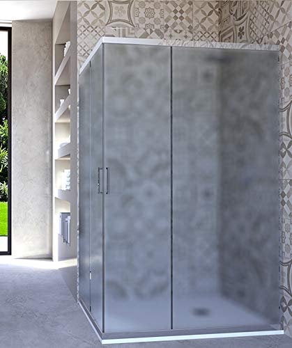 Hydra Box Doccia angolare Porta Scorrevole 60x100 cm Opaco