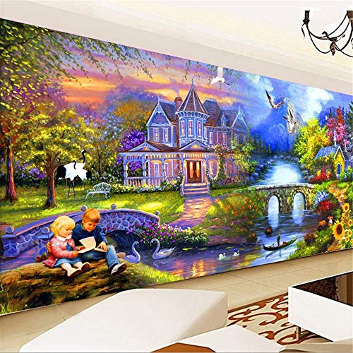 Nicole Knupfer 5D Diamant Painting Full Groß Landschaft Diamond Kristall Strass Stickerei Bilder Wohnzimmer Dekor Wand Aufklebe (120 * 50cm)