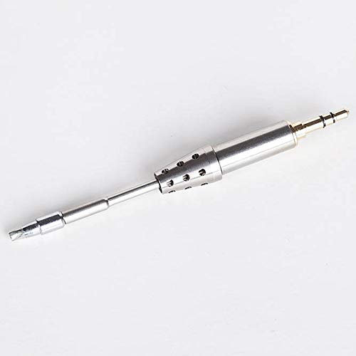 Charmgle Mini saldatore in acciaio inox punta D25 di ricambio per TS80 TS80P Kit saldatore esterno portatile (TS80P, D25)
