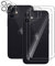 Aerku [2 Piezas + 2 Piezas] Protector de Pantalla Trasera de Vidrio + Cámara Trasera Lente Protector de Pantalla Compatible con 12 6.1, HD Sin Burbujas Cristal Templado Cámara Protector
