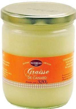 Graisse de Canard, Entenschmalz aus Frankreich, französisches Entenfett ohne Salz, 320g