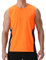 visionreast Tank Top Herren Ärmelloses Sport Tshirts Herren Funktionsshirt Atmungsaktive Muskelshirts Gym Tanktop Schnelltrocknendes Ärmelloses Fitness Shirt für Training,Laufen Orange 3XL