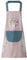 DILLMAN Frauen Küche Schürze mit Hand wischen, große Tasche, Hand-wiping, wasserdicht für Kochen Backen Rosa, Large