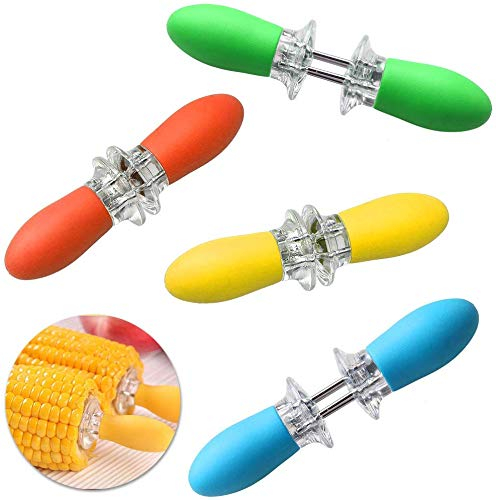 Mais Halter Set Maiskolbenhalter 4 Paare Rostfreier Stahl Maiskolben-Spieße