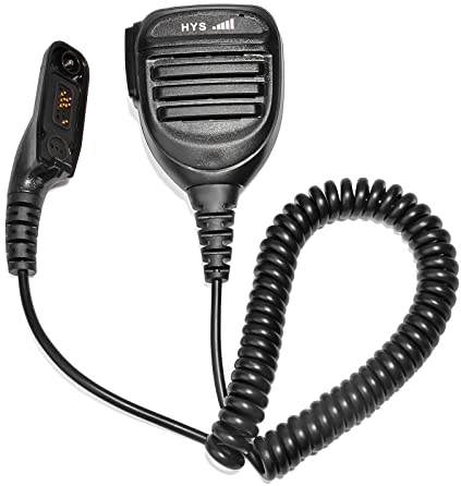 UAYESOK Remote Handheld Radio Speaker Mic Microfoni Multi-Pin Microfono compatibile con Motorola DP4400 DP4600 DP4601 DP4800 DP4801 DP3441 XBR6300 APX6500 DGP4150 DGP6150 XiRP8268 Walkie Talkie