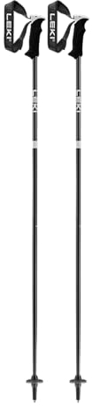 LEKI Damen Elite Lady Skistöcke, Black-Dark Anthracite-White, 115CM