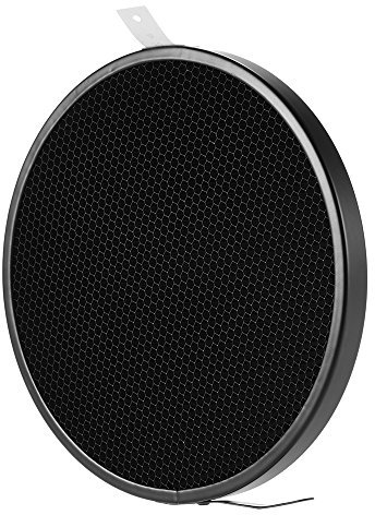 HUIOP Photo Studio 16.8cm Grille en nid d'abeille à 30 degrés pour diffuseur réflecteur Standard 7 Lampe Ombre à Lampe
