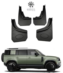 Auto Parafanghi per Defender 90/110 2020-2023,Paraschizzi Fender Anteriore Posteriore Accessori Auto