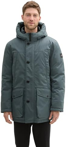 TOM TAILOR Herren 1041321 Arctic Winterpaka mit abnehmbarer Kapuze