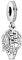Charm Halcon Millennial Star Wars in argento sterling 925 compatibile con braccialetto Pandora, Adecuado para Pandora, Argento sterling, Zirconia cubica