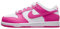 Nike Basket Dunk Low Cadet Rose/Blanc 31FR