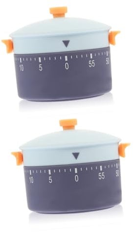 TOPBATHY 2pièces Minuteur De Cuisine Adorable avec Support Magnétique pour Pâtisserie Et Timer Cartoon Pratique