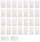 0XBIT Zeichenschablonen Kinder, 30 Stück Scrapbook Zubehör, Bullet Journal Schablonen, Schablonen Set Wiederverwendbar, für DIY Handwerk Scrapbooking Malen