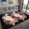 Blume Pflanze Pfingstrose Rose Blume 3D-Gedruckter Teppich Waschraum Bodenmatte Teppiche Für Wohnzimmer Outdoor-Teppiche Geburtstagsgeschenk 100 X 120 cm / 31.5 X 47.24 - Leicht Zu Reinigendes, 7C9