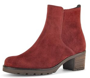 Gabor Damen Ankle Boots, Frauen Stiefeletten,gefüttert,Winterstiefeletten,Stiefel,Bootee,Booties,halbstiefel,dk-Opera (Flausch),38 EU / 5 UK