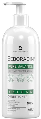 Seboradin Spüllung Conditioner Für Dünnes Feines Haar Haarspüllung Für Fettiges Haar Feuchtigkeitsspendend Glättend Inulin Jojobaöl Pflanzliches Glycerin Pure Ballance 400 ml