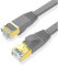 ULTRICS Cat7 long Ethernet Cable 2M Grey, Flat Cat7 Network Cable, High Speed 10Gbps 600Mhz RJ45 Patch Cord Lan Cable, Gigabit Ethernet Cable for PC, Router, Modem, Switch, TV, Laptop, PS5, Xbox