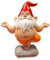 synxzen Yoga Gartenzwerg 20cm - Zen Meditation Figur mit Buddha Bauch, Wetterfest Garten Deko für Innen Außen, Lustige Zwerg Geschenk für Frauen Männer