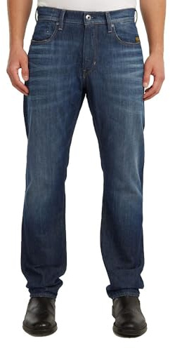 G-STAR Homme Jean Mosa Straight, Bleu (antic faded lagoon D23692-B767-A942), 33W / 34L